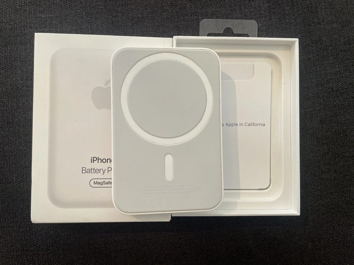 Battery Pack in packaging on a black background